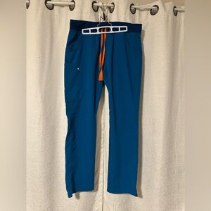 Figs Women’s Alps Blue Kade Scrub Pants Size Large/Tall